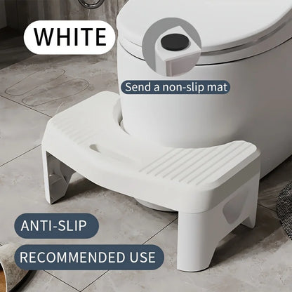 Comfort Toilet Stool for Adult Kids Pregnant Women, Squatting Aid Footstool.