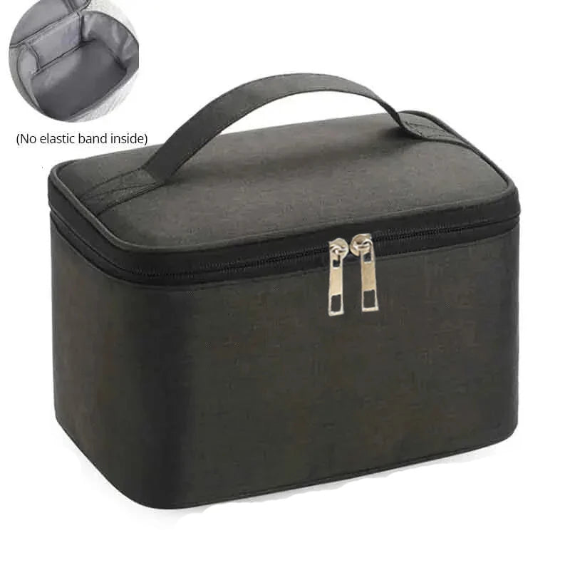 1pc Business Trip Men's Toiletry Bag Double Layer Large Capacity Cosmetic Bag Oxford Cloth Storage Bag Portable Handbag