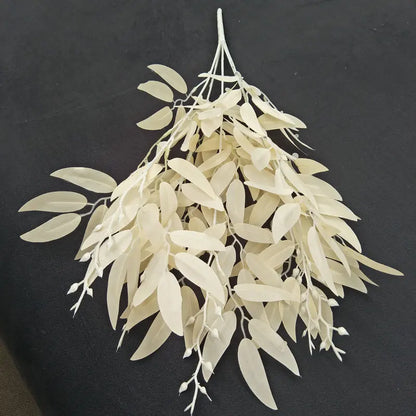 Artificial Plants Leaf Green Long Branch Fake Eucalyptus Flower Arrangement Accessories Wedding Home Decoration Fake Floral