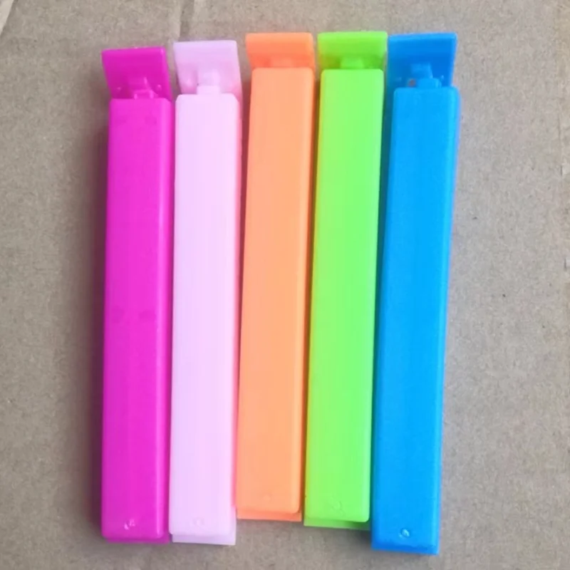 5-30pcs Colorful Sealing Clips Moisture-Proof Fresh-Keeping Snack Bag Sealer Clamp for Plastic Bags Reusable Kitchen Accessory