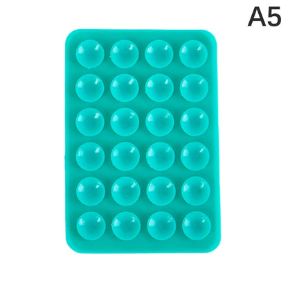 8cm Double Side Silicone Suction Pad For Mobile Phone Fixture Suction Cup Backed Adhesive Silicone Rubber Sucker Pad For Fixing