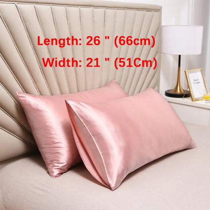 1Pcs Pillowcase Pillow Cover Silky Satin Hair Beauty Pillow Case Comfortable Pillow Case Home Decor Wholesale