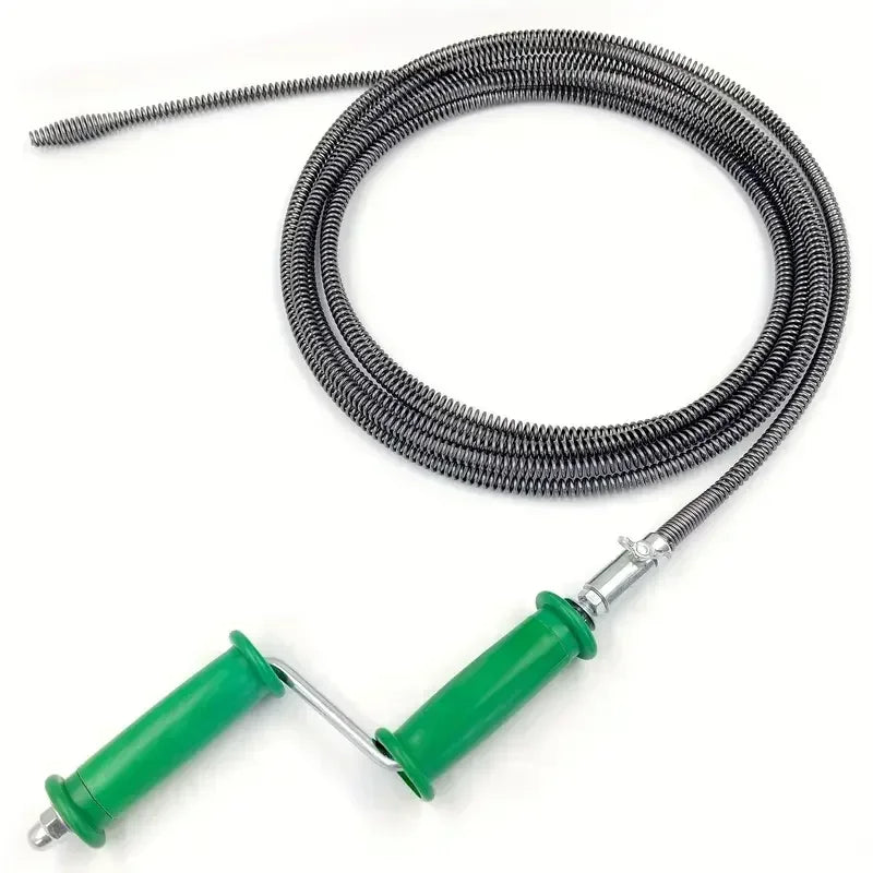 Bathroom Kitchen 1-10M Spring Pipe Sewer Unblocker Pipe Dredging Tool Sinks Basin Pipeline Clogged Remover Tools Drain Cleaner
