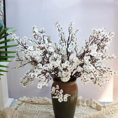 1/4pcs Artificial Flowers Cherry Blossoms Gypsophila Fake Plants DIY Wedding Bouquet Vases for Home Decor Faux Festival Branch