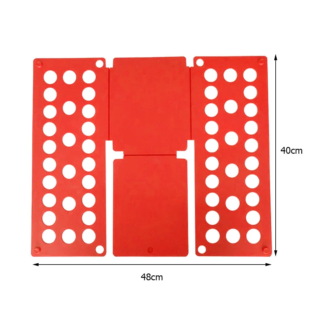 Plastic Folding Clothes Board Easy and Fast Kids Laundry Folder Folding Shirt Board Home Storage Tools for Quick Folding Clothes