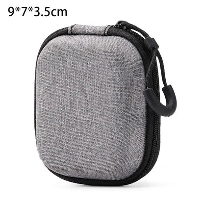 1Pcs Mini EVA Storage Bag Pouch Carrying Bag Zipper Earphone Case For Airpod Earphone/Phone/Charging Cable Digital Accessories