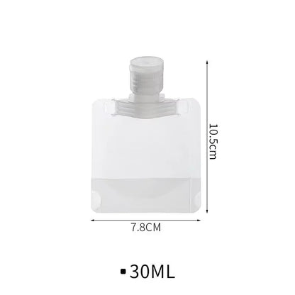 10cs 30/50/100ML Thickened Travel Subpackage Cosmetic Lotion Shower Gel Shampoo Portable Facial Cleanser