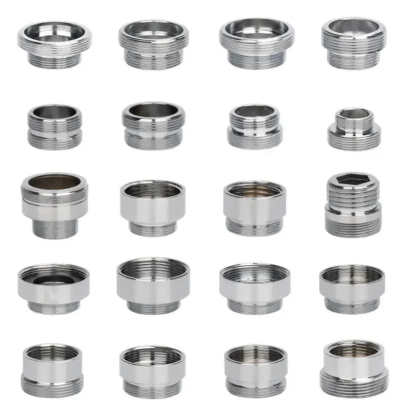 1Pcs Lots M22 to M20 M18 M28 Thread Stainless Steel Connectors Faucet Joints Kitchen Water Tap Adapter Water Purifier Accessory