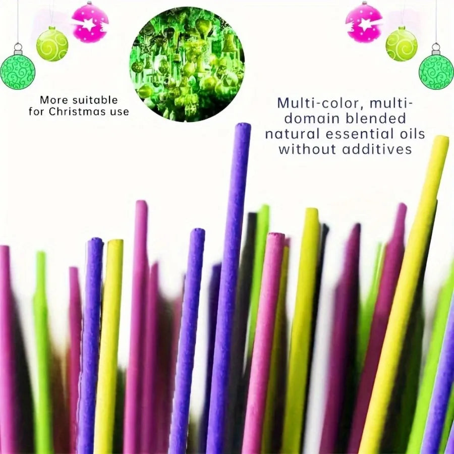 Wholesale multi-color aromatherapy sticks, white sage, lavender, rose，lemongrassand jasmine fragrance,long-lasting home decor
