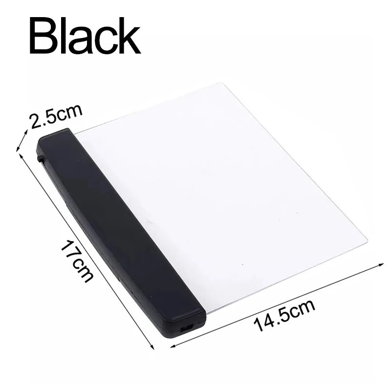 LED Book Light Eye Caring Flat Plate Panel Bookmark Light Portable Study Tools Night Vision Reading Lighting For Car Travel Bed
