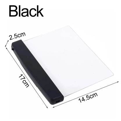 LED Book Light Eye Caring Flat Plate Panel Bookmark Light Portable Study Tools Night Vision Reading Lighting For Car Travel Bed