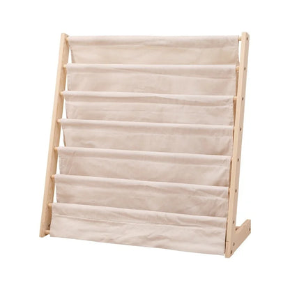 Solid Wood Bookshelf Children's Floor-Standing Bookcase Multi-Layer Storage Storage Bookshelf Model Storage Rack Bookshelf