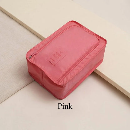 Portable Travel Shoe Organizer Bag Multifunctional Storage Pouch Home Shoe Storage Zip Lock Bag for Easy Sorting