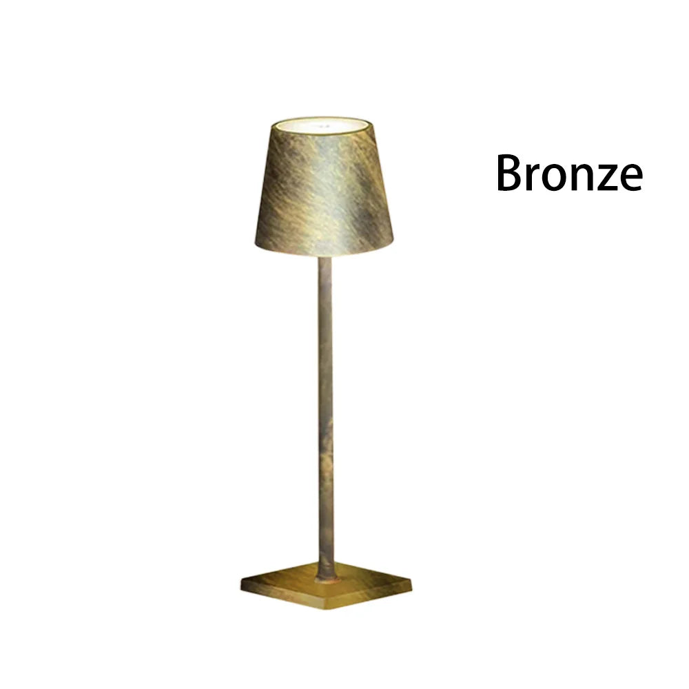 Wireless Wine Bottle Lamp USB Rechargeable Table Light Touch Control Dimming LED Table Lamp for Bar Club Cafe Atmosphere Decor