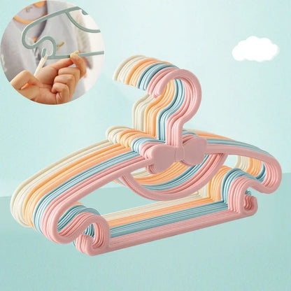 10/20/50pcs Baby Hangers Children Coats Storage Hanger Closet Organizer Kids Clothes Hanger Racks Portable Plastic Hangers Home