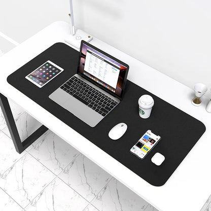 70x35cm Large Size Office Home Desk Protector Mat Royal Blue Mouse Pad PU Leather Suede Waterproof Keyboard Pad Gaming Mousepad