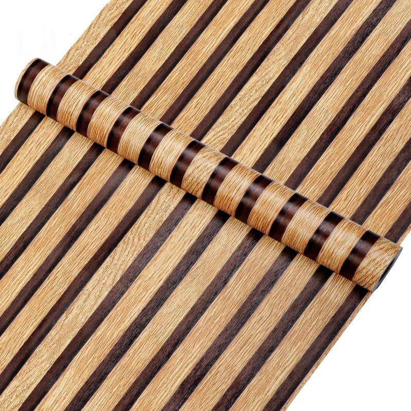 Vinyl Decorative Film Wood Grain Sticker Home Decor Waterproof Wallpaper Wall Paper Roll Furniture Self Adhesive PVC Cabinet