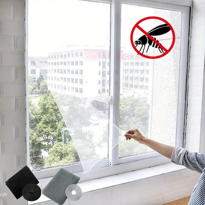 DIY Self-Adhesive Indoor Insect Fly Mosquito Window Screen Curtain Mosquito Netting Door Anti Mosquito Net Window Mesh Bug Net