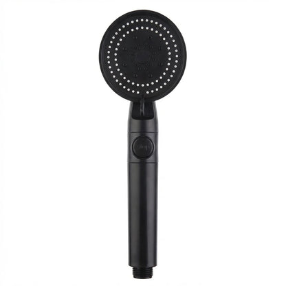 Adjustable High Pressure Shower Head with 5 Modes Water Saving One-Key Stop Spray Nozzle - Bathroom Shower Accessories with Hose