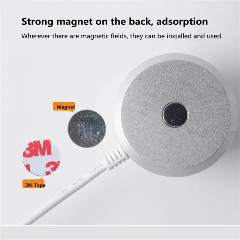3W 5W Mini USB LED Blub 1.5m USB Cable Book Reading Lights with Switch Magnet Lamp for Children Dormitory Bedroom Desk Lamp