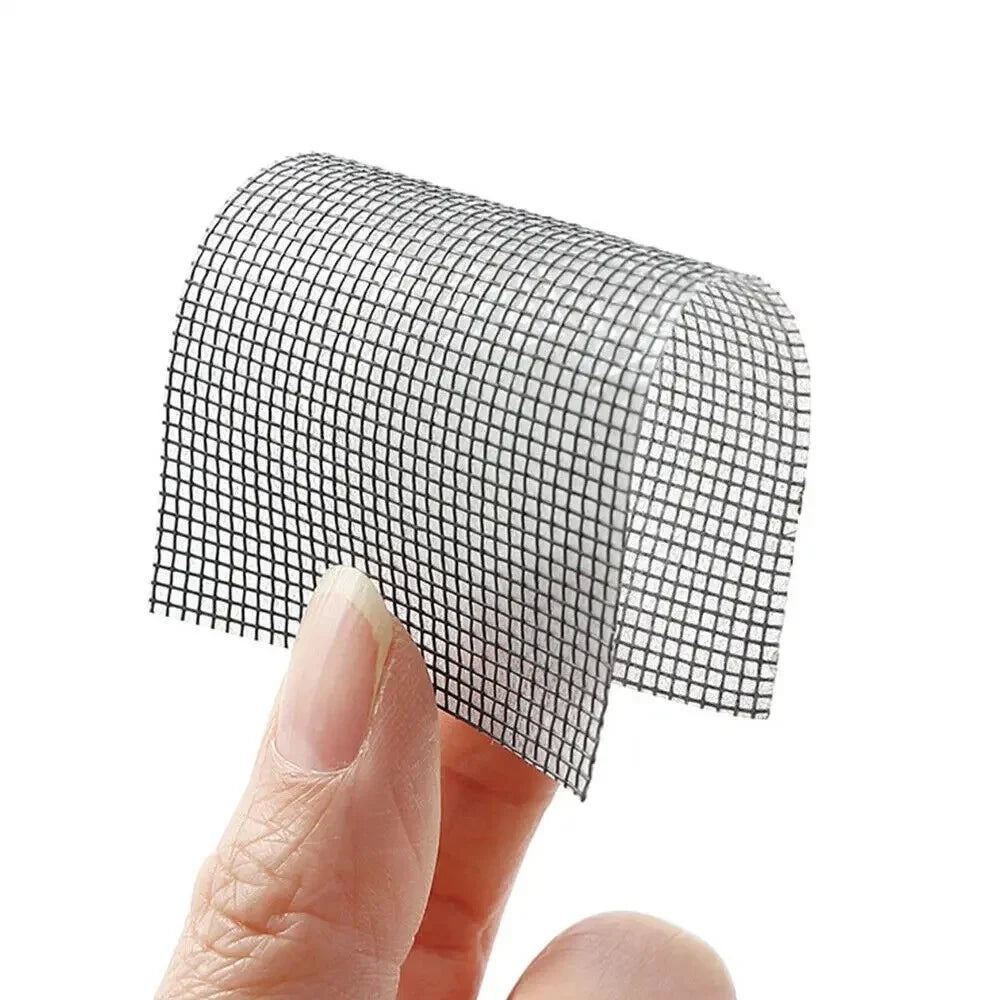Window Screen Hole Patch Repair Easy Apply Waterproof Tape – Keep Mosquitoes Out with Our Anti-Insect, Self-Adhesive Mesh Patch