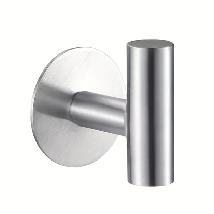 1pcs, No punching self-adhesive hook, Stainless steel bathroom hook,bathroom accessories kitchen organizer