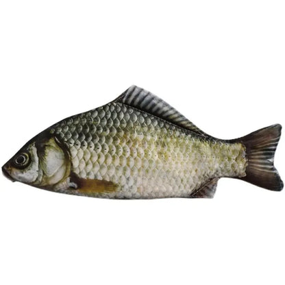 1pc Creative and Quirky Gift Simulated Fish Pen Bag Simulated Crucian Carp Stationery Bag