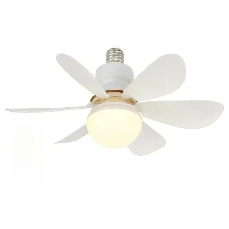 LED 30W Ceiling Fan Light E27 with Remote Control for Dimming Suitable for Living Room Study Household Use 85-265V 선풍기