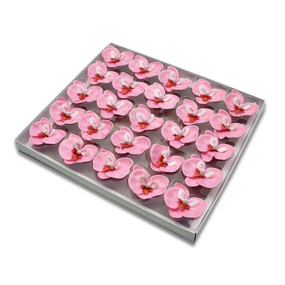 High QualityButterfly Orchid Head Phalaenopsis Artificial Flower Wedding Bouquet DIY Gift Box Party Home Decor  Fragrant Flower