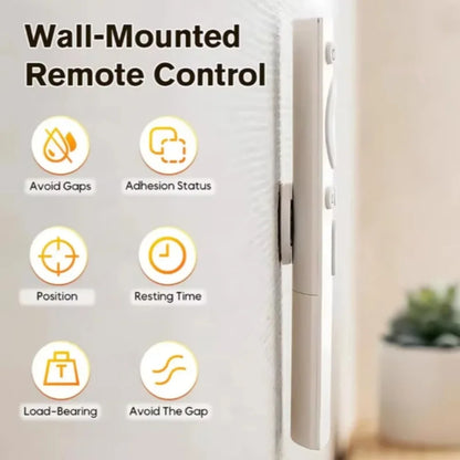 Remote Control Magnetic No Drill Holder Wall Mount Adhesive Remote Control Holder Strong Hold Tv Remote Holder for Home Office