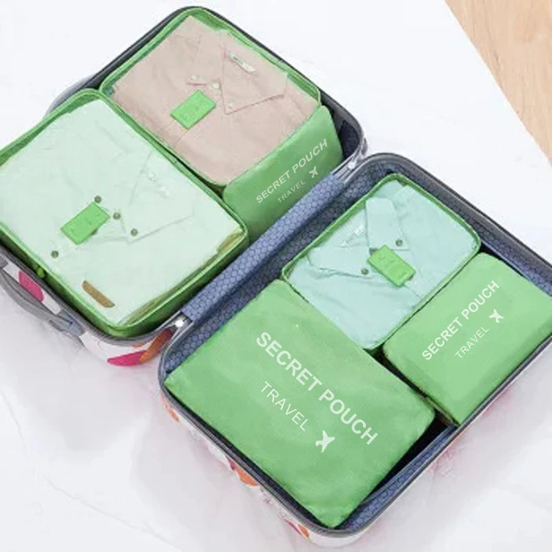 6 Pcs Travel Luggage Storage Bags, Versatile Lightweight Storage Pouch, Dustproof Duffle Bag