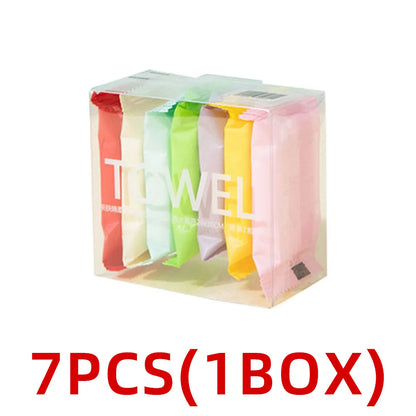 Thickened Compressed Towel Set Individually Packaged Disposable Face Towel Essential For Outdoor Cleaning Hygiene During Travel