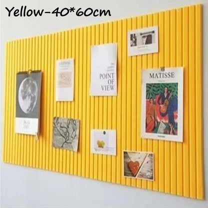 Felt Wall Sticker Kindergarten Work Display Board Simple Photo Wall School Office Classroom Background Wall Home Decor Nordic