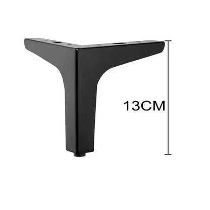 4Only gold black metal furniture legs included：Modern Minimalist Style，Suitable for Sofa/Cabinet/Table Heightening Foot Pads