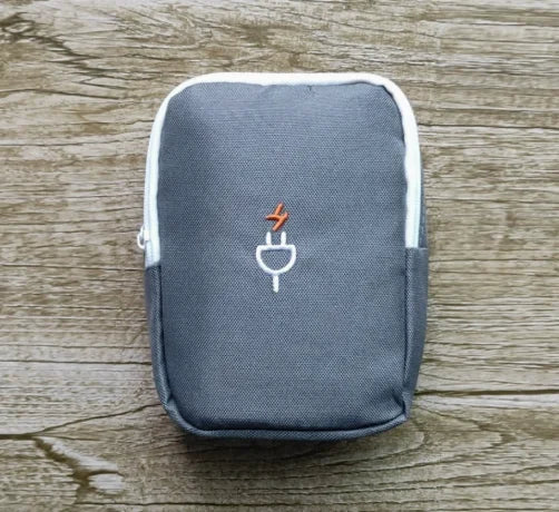 Travel Charger Organizer, Portable Electronics Cable Bag, Digital Gadget Travel Case for Cords, Power Bank, Headphones, USB Cabl