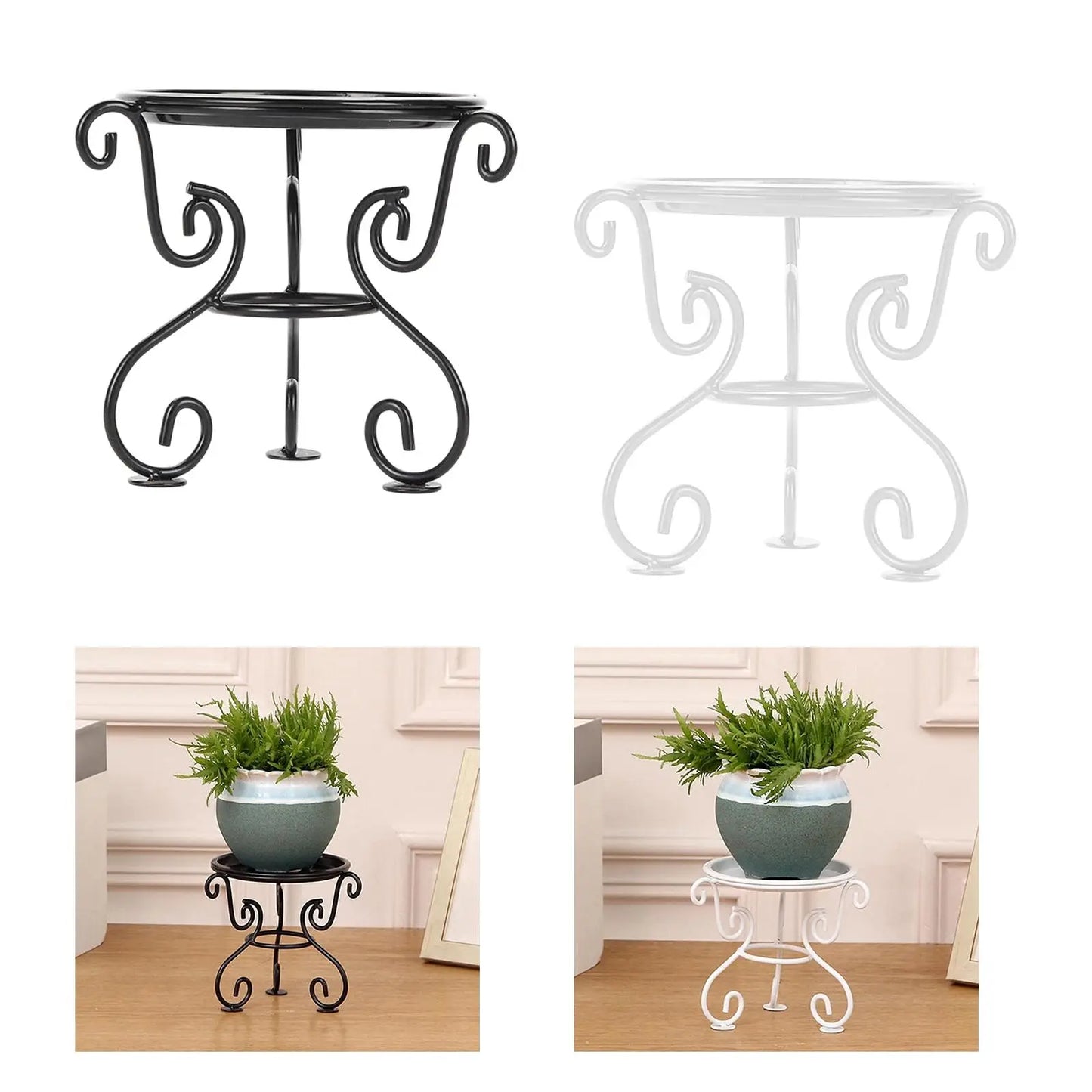 Plant Stand Triangular Support Flower Pot Stand for Bedrooms Room Courtyard