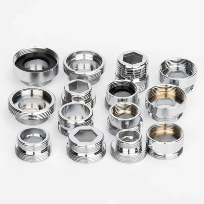 1Pcs Lots M22 to M20 M18 M28 Thread Stainless Steel Connectors Faucet Joints Kitchen Water Tap Adapter Water Purifier Accessory