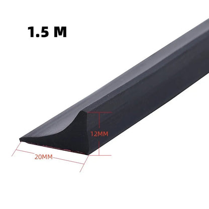New Silicone Bathroom Water Stopper Dry Wet Separation Sealing Strips Self-adhesive Shower Drain Splash Prevention Water Dam