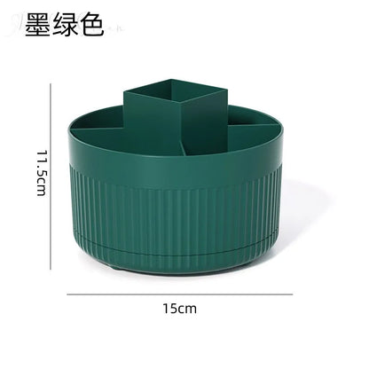 360 ° Table Top Rotary Makeup Brush Storage Container Cosmetics Shelf Dresser Eye Shadow Brush Lipstick Pen Holder