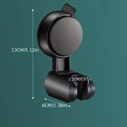1Pc Universal Shower Head Holder Adjustable Strong Adhesive ABS Shower Brackets Suction Cup Wall Mount Waterproof Shower Base