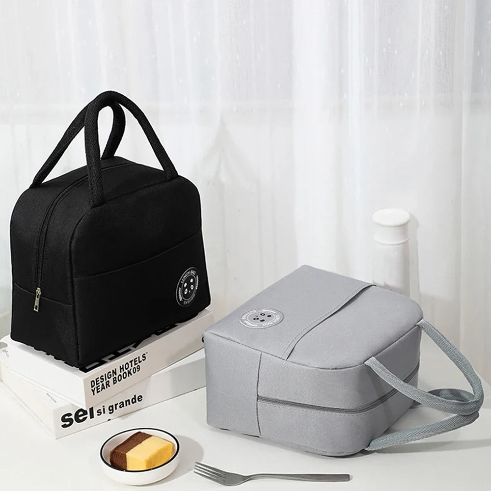Cation Series Tropical Waterproof Insulation Lunch Box Bag Hand-Held Bento Bag with Thickened Ice Pack for Wholesale