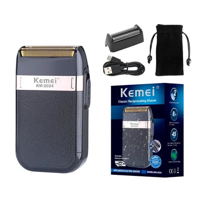 Kemei Hair Clipper Km-809A Km-2299 Km-2024 UBS Rechargeable Cordless Beard Trimmer Powerful Electric Hair Clippers for Men
