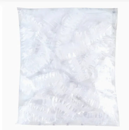 100pcs Transparent Disposable Earmuffs For Shower Waterproof Earplugs Plastic Earplugs For Hair Dye Shower Covers Ear Protectors