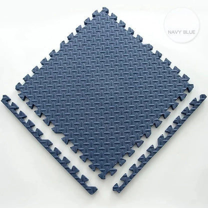 30*30cm Thick Baby Mat EVA Leaf Pattern Fitness Floor Mat Yoga Fitness Non-slip Interlocking Carpet Room Decorative Floor Tile