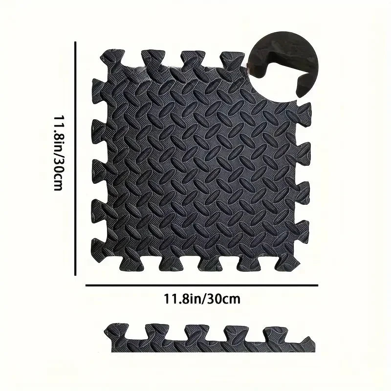 16PCS 30x30cm EVA Puzzle Mat – Thick Baby Play Mat for Kids, Non-Slip & Waterproof Crawling Floor Tiles, Interlocking Foam Rug