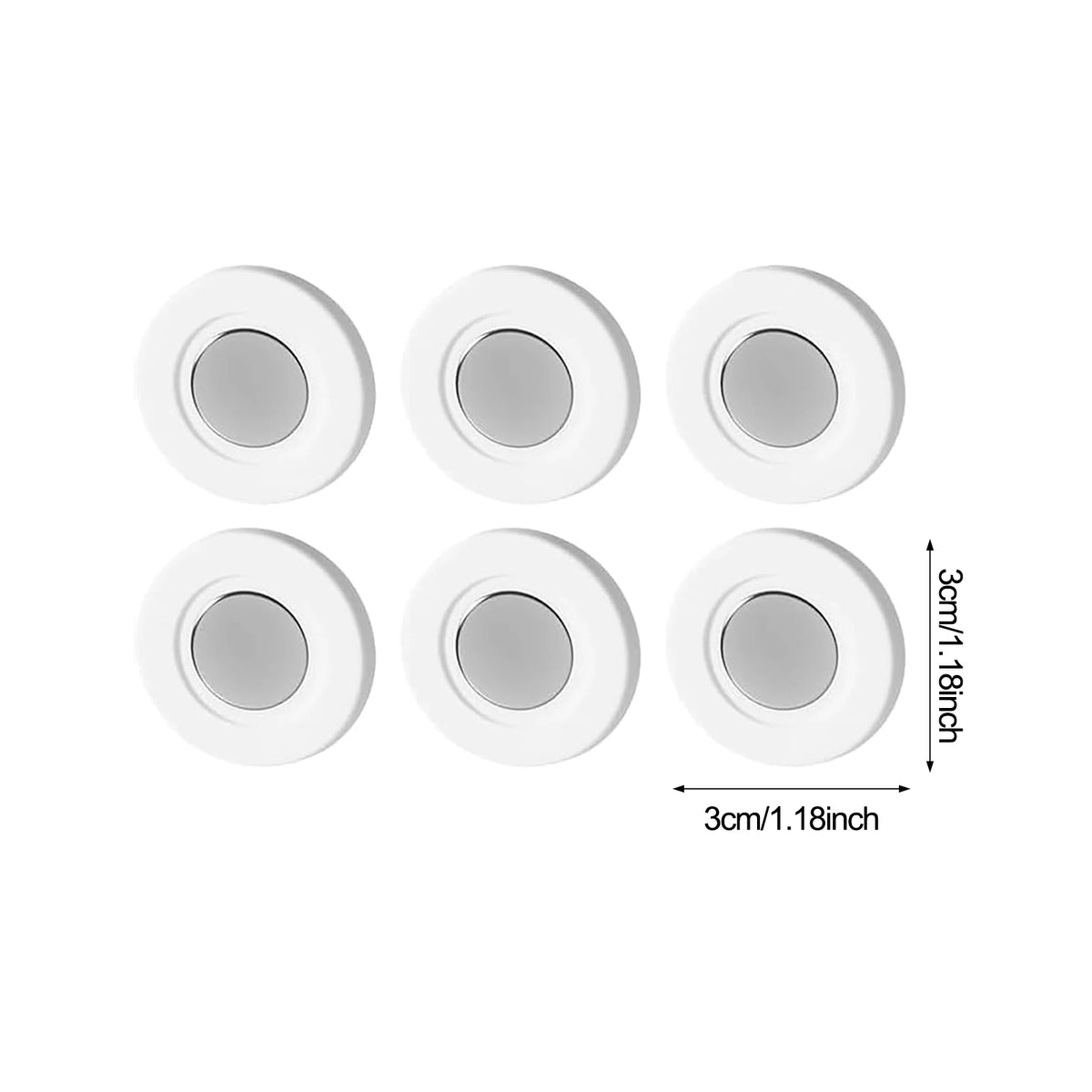 3/6/12Pcs Strong Magnetic Remote Control Holder Wall Mount Adhesive TV/Air Conditioner Remote Control Holder For Home Office