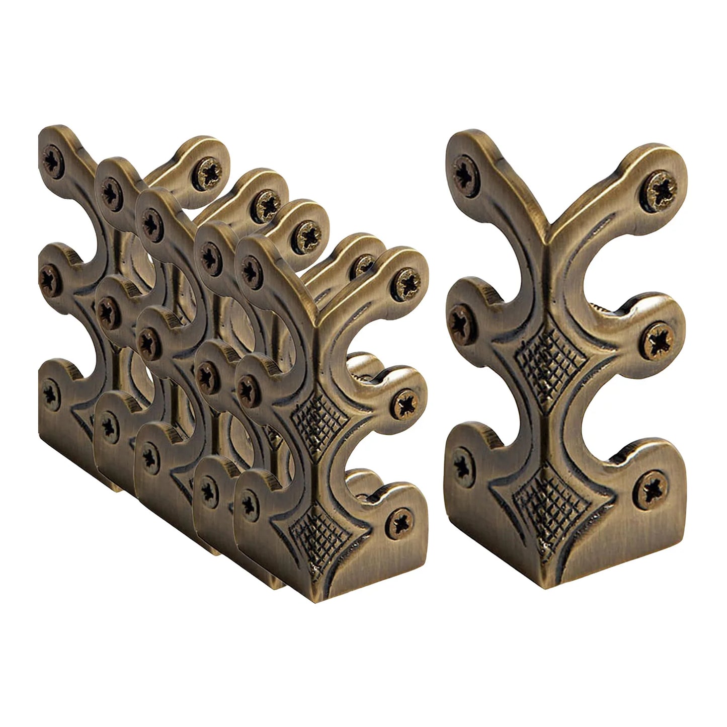 Retro Furniture Corner Protectors Solid Brass Skirting Board For Wardrobes Cabinets Fireplaces Universal Home Decor Hardwares