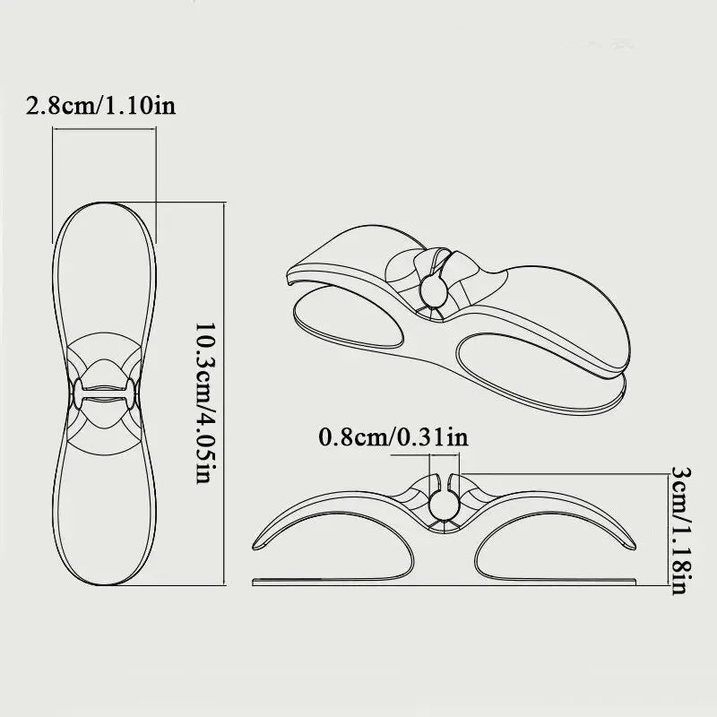 3-6pcs Cord Winder Organizer for Kitchen Appliance Cord Wrapper CableManagement Clip Holder for Air Fryer Coffee Machine Fixer