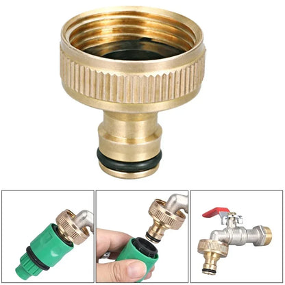 2026 1Pcs 1/2" Thread Connector Faucet Hose Tap Water Adapter Quick Connector Water Pipe Fittings Home Replacement Accessory