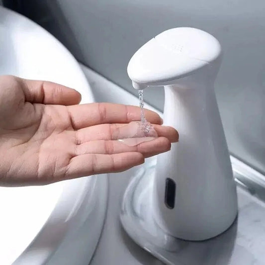 White Automatic Sensor Hand Soap Dispenser Smart Wash Handpiece High Quality ABS Waterproof for Bathroom